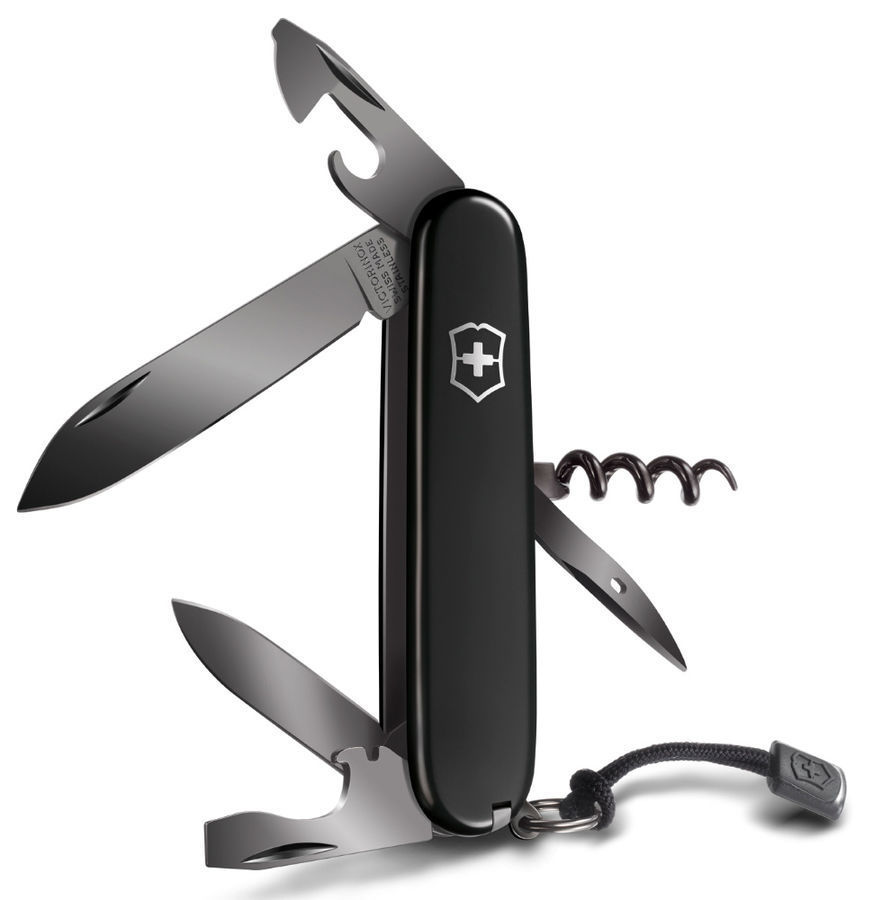 Нож перочинный Victorinox Spartan PS (1.3603.3P) 91мм 13функций черный подар.коробка - фото 4