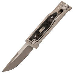 Фото Складной нож Reate EXO-M, сталь CPM-3V, рукоять титан/микарта, черный