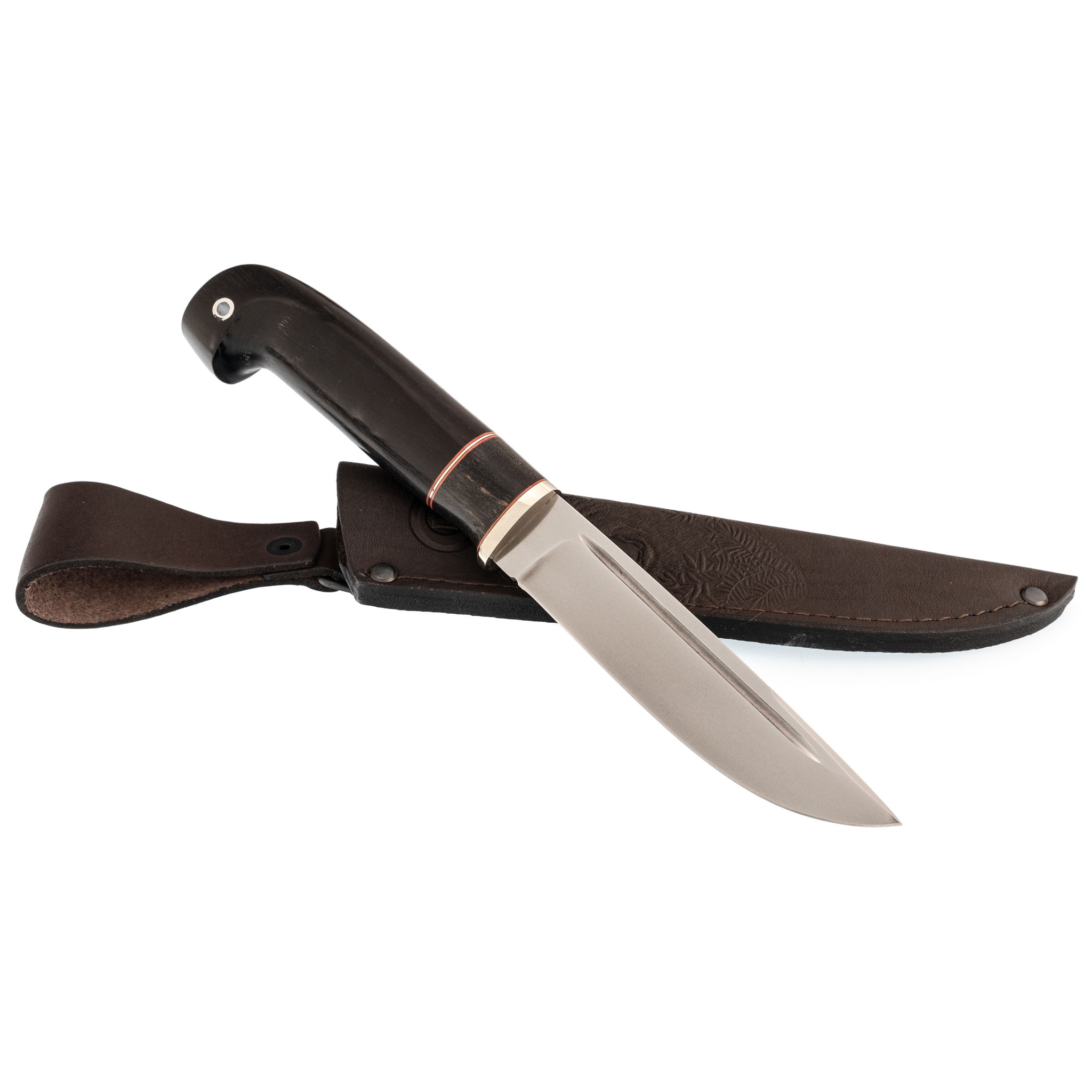 Нож Пуукко, сталь VG10, рукоять карельская береза, граб - фото 4