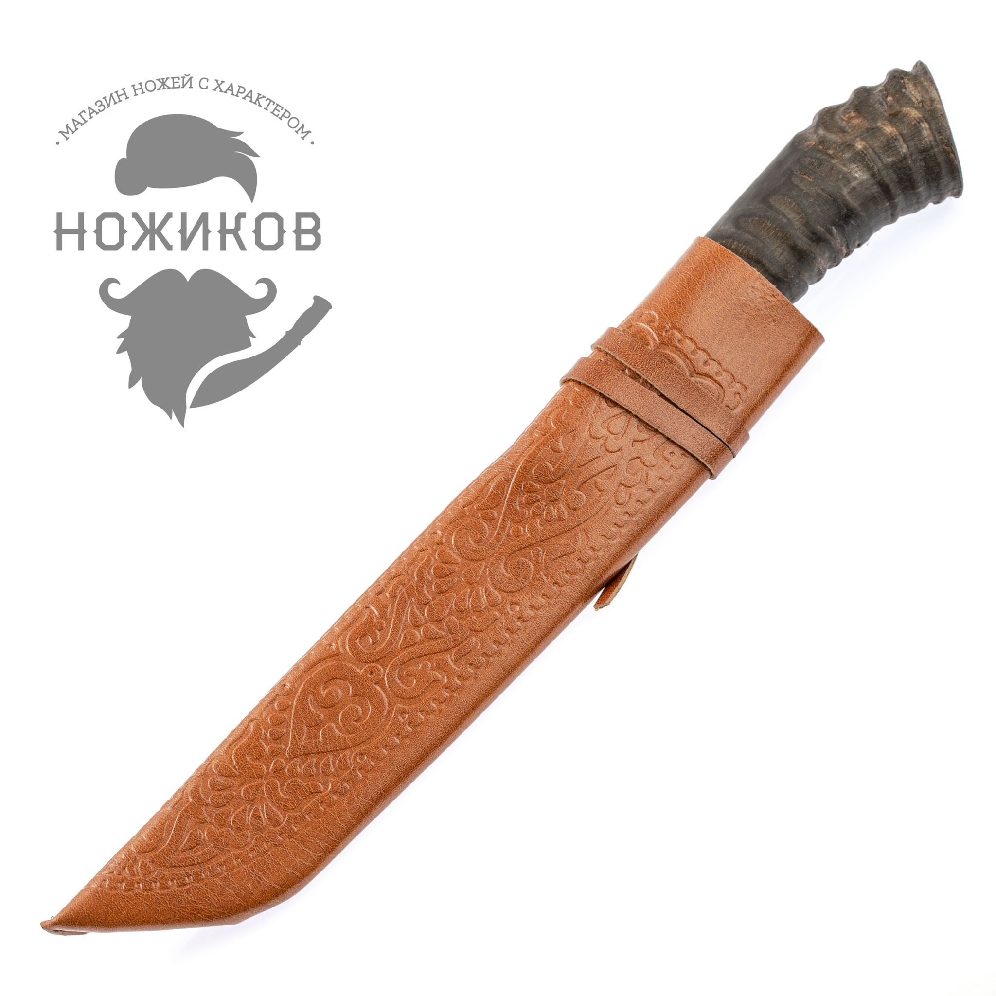 фото Узбекский пчак большой сайгак, гарда олово гравировка узбекские ножи