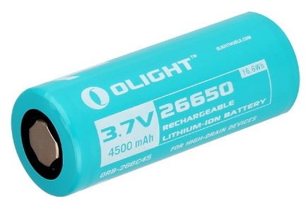 Аккумулятор Li-ion Olight ORB-266P40 26650 3,7 В 4500 mAh, Бренды, Olight