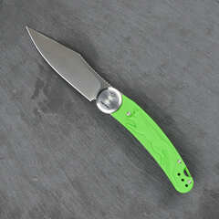 Фото Складной нож Перемен Лисичка, сталь 8Cr14MoV, рукоять FRN, зеленый