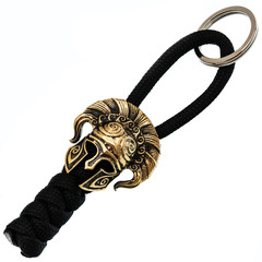 Фото Бусина с темляком Коринфский шлем, бронза