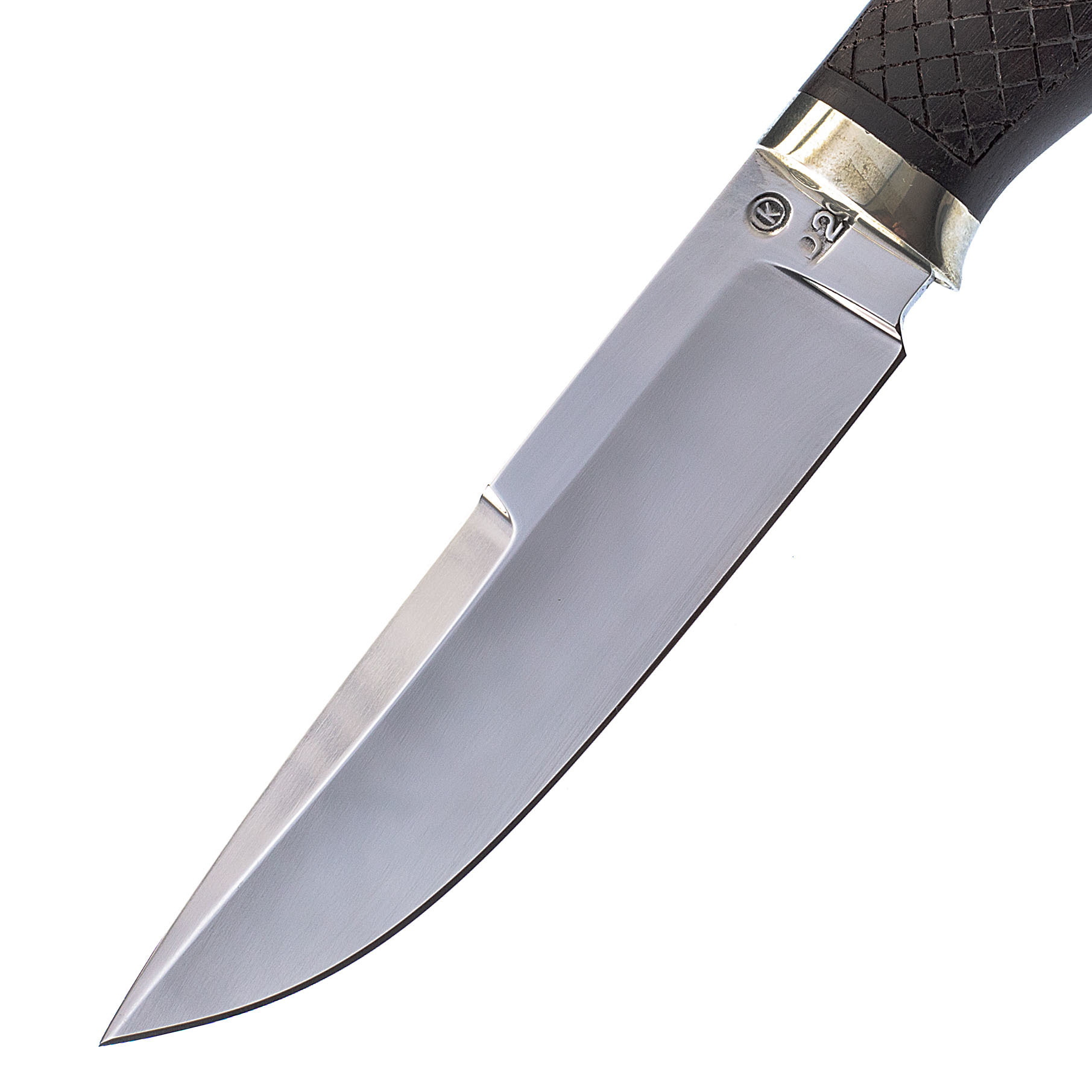 Нож Барс, сталь D2 с резьбой, рукоять граб - фото 2