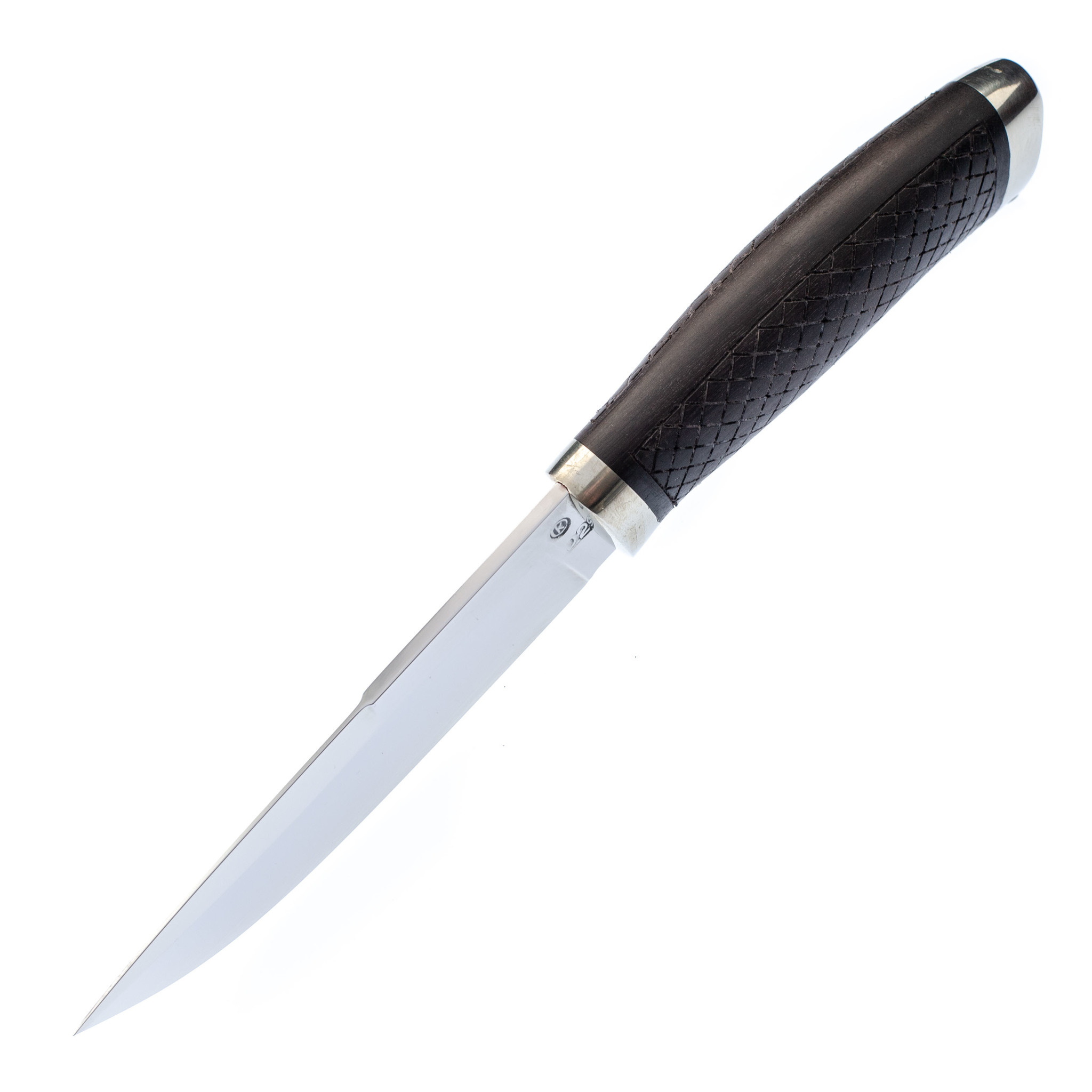 Нож Барс, сталь D2 с резьбой, рукоять граб - фото 4