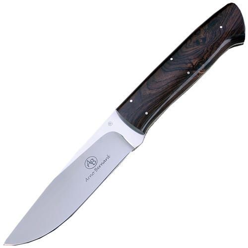 Нож с фиксированным клинком Arno Bernard Croc, сталь N690, рукоять черное дерево
