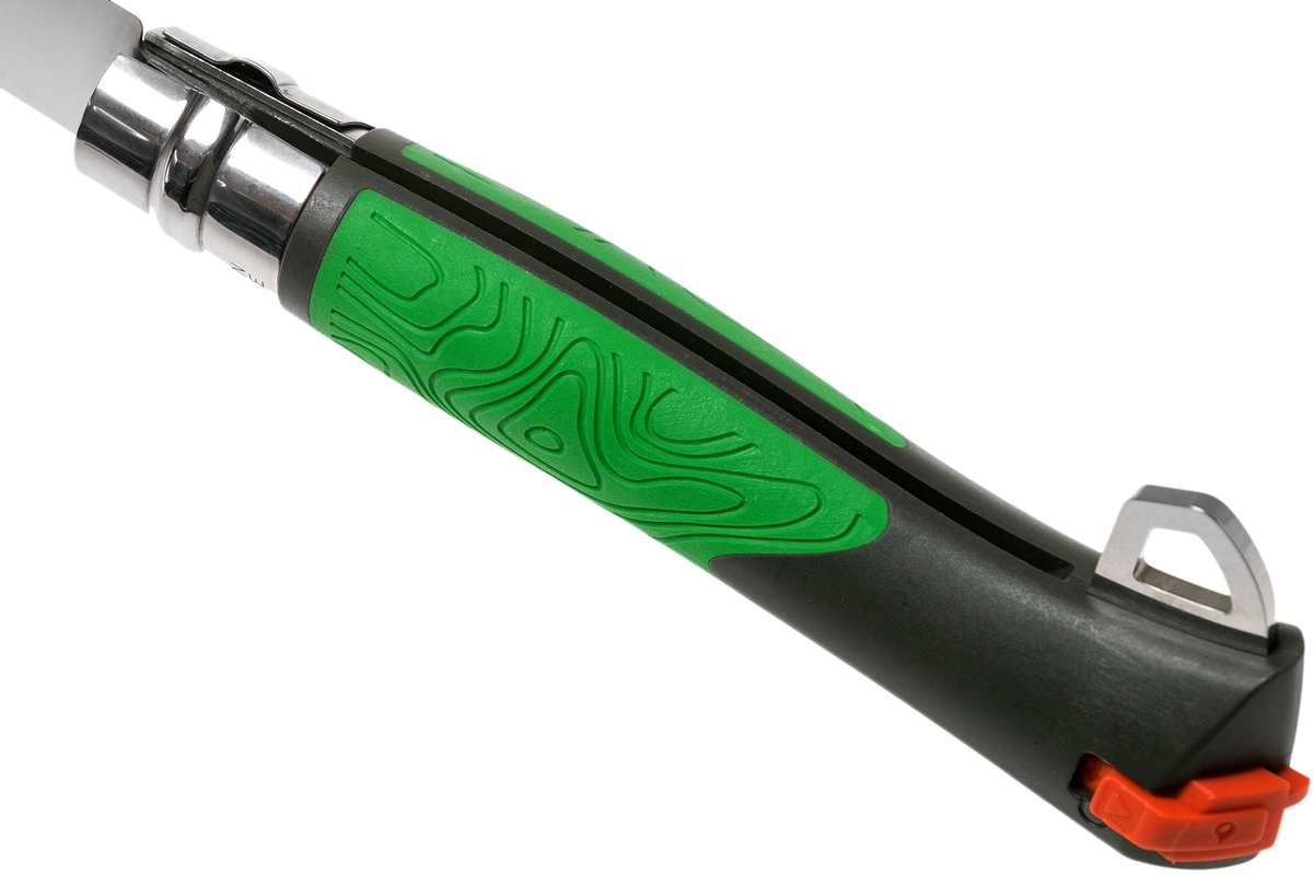 Складной нож Opinel №12 Explore, нержавеющая сталь Sandvick 12C27, рукоять термопластик, зеленый от Ножиков