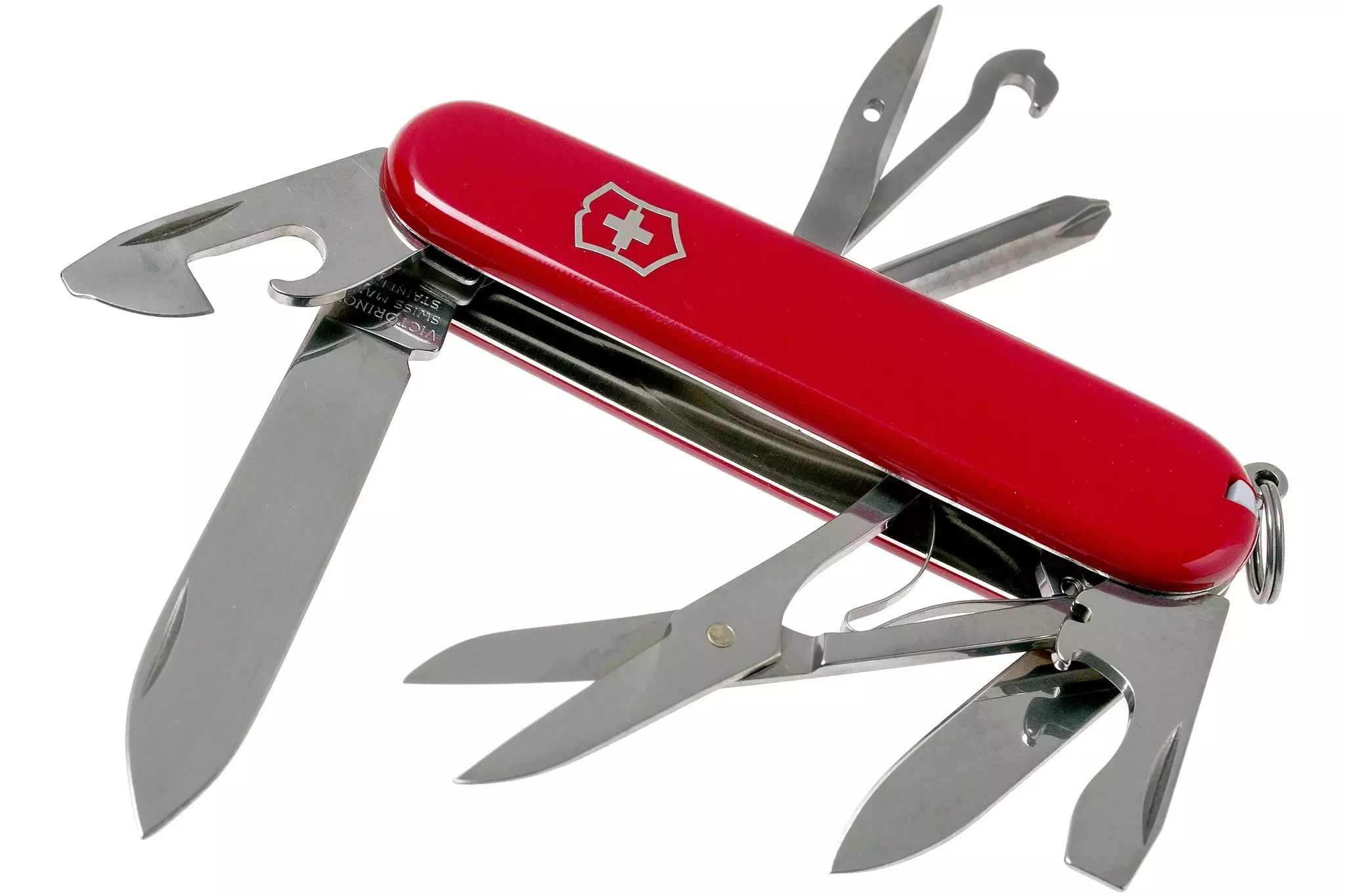 фото Нож перочинный victorinox super tinker, сталь x55crmo14, рукоять cellidor®, красный, блистер