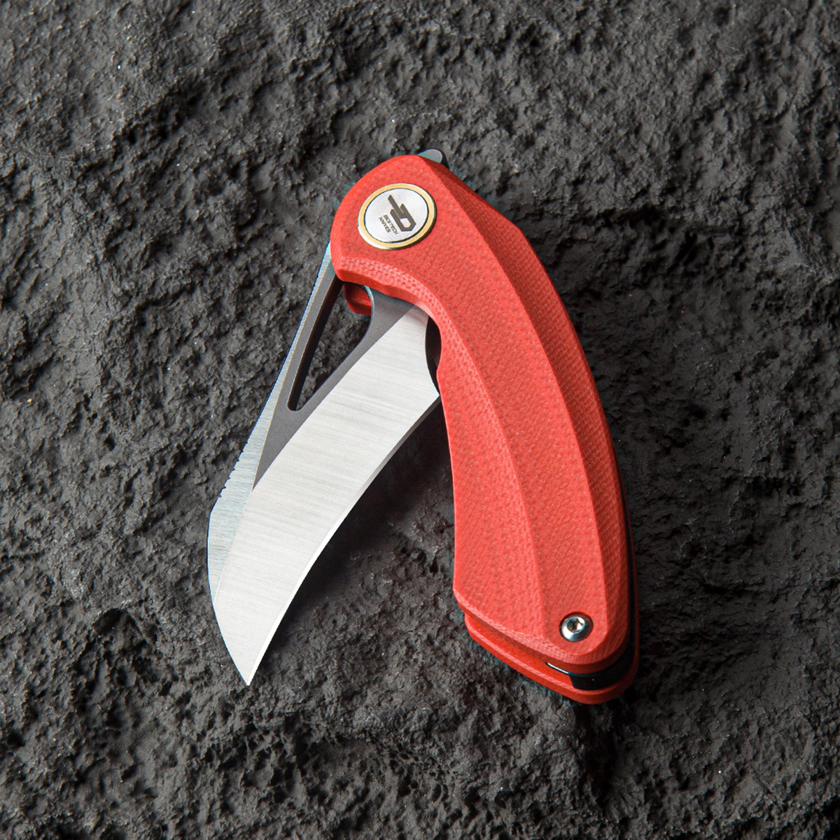 Складной нож Bestech Bihai, сталь 14C28N, рукоять G10, красный - фото 3