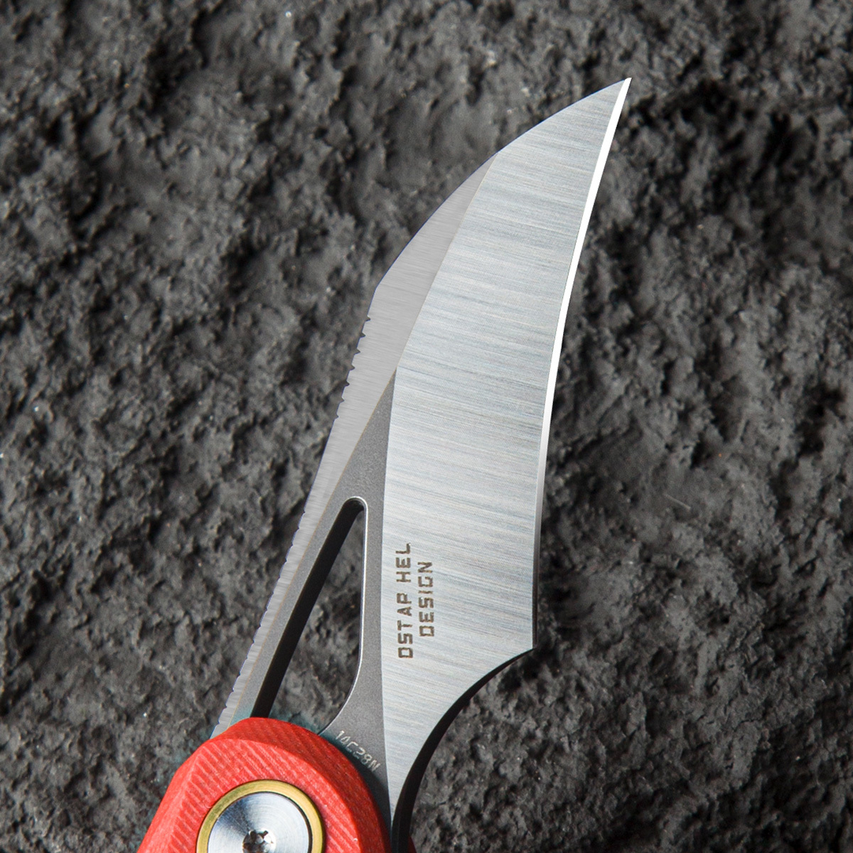 Складной нож Bestech Bihai, сталь 14C28N, рукоять G10, красный - фото 2