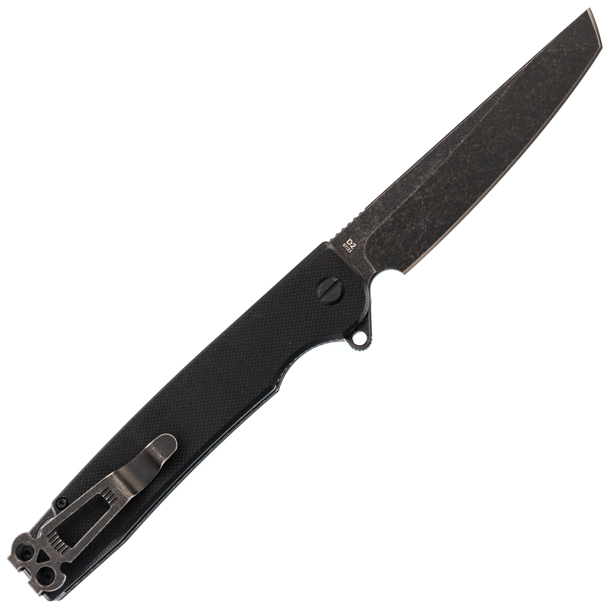 Складной нож Daggerr Ronin 2.0 All Black, сталь D2, рукоять G10 - фото 3
