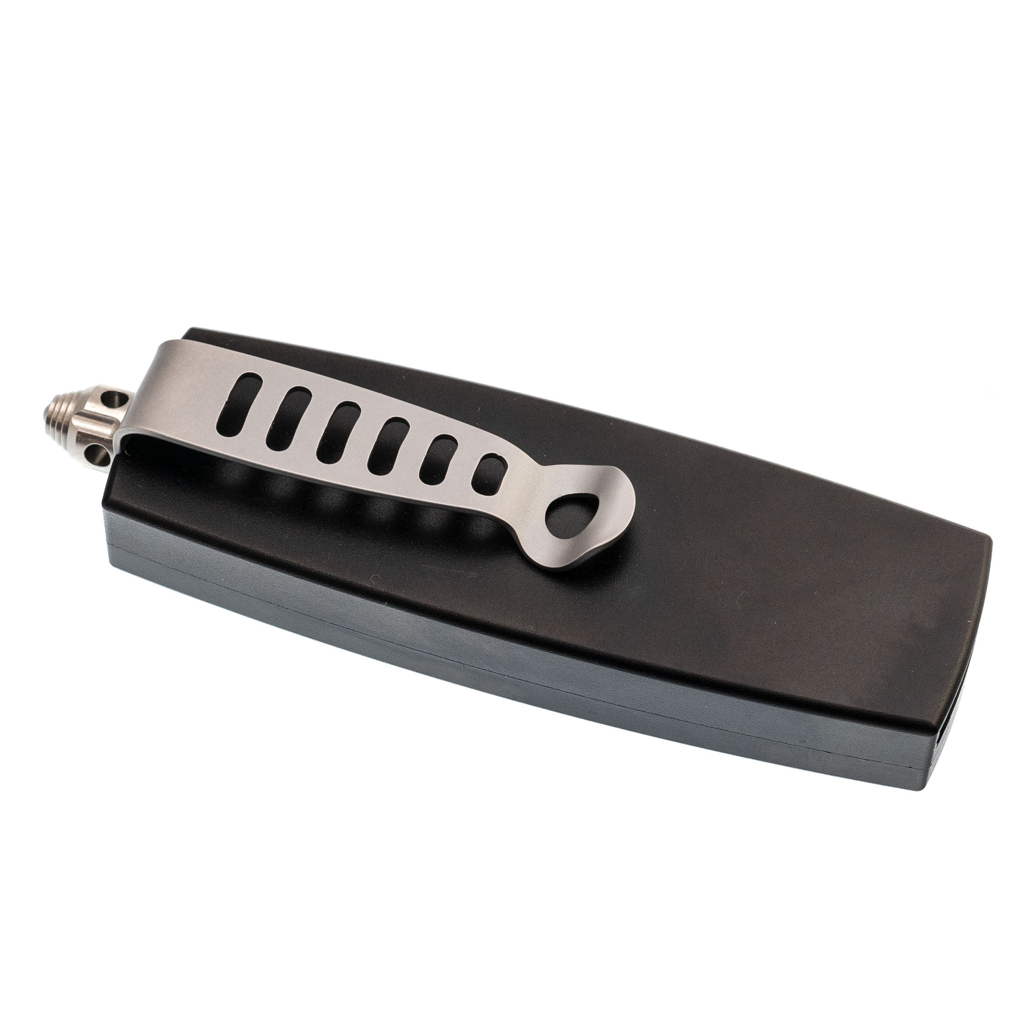 Автоматический нож Steelclaw Криптон-04-1, сталь D2, рукоять алюминий, черный - фото 6