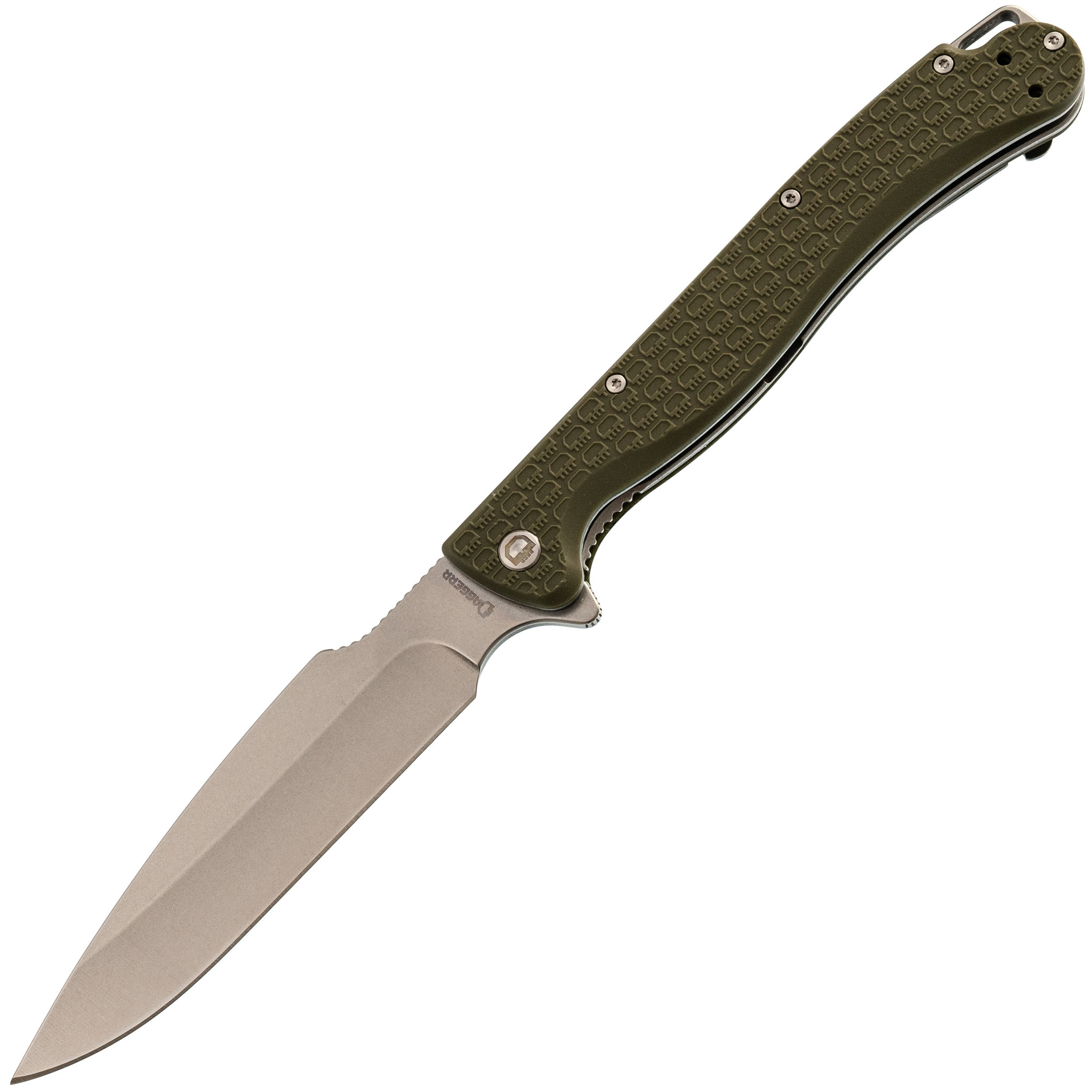 Складной нож Dagger Harpoon Olive DL, сталь 8cr14mov, рукоять FRN - фото 1