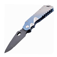 Фото Нож складной Medford Arktika, сталь D2 PVD, рукоять титановый сплав, синий