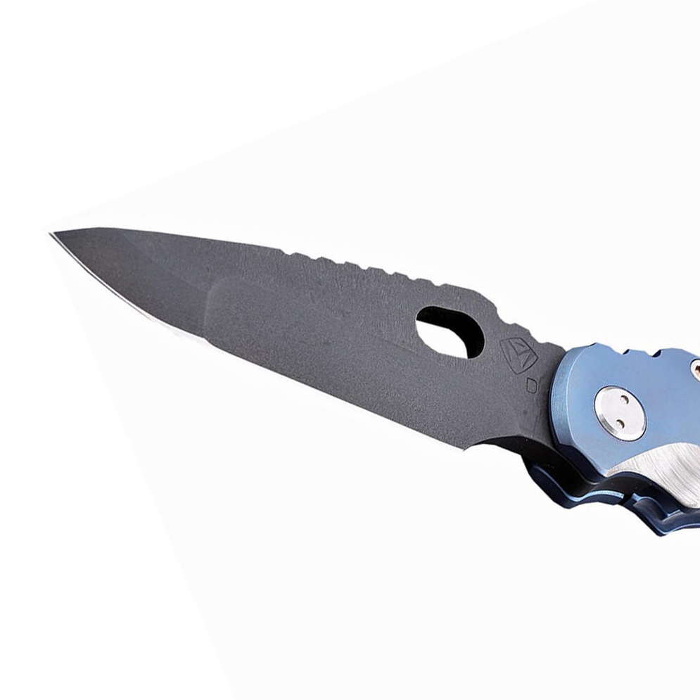 Нож складной Medford Arktika, сталь D2 PVD, рукоять титановый сплав, синий от Ножиков