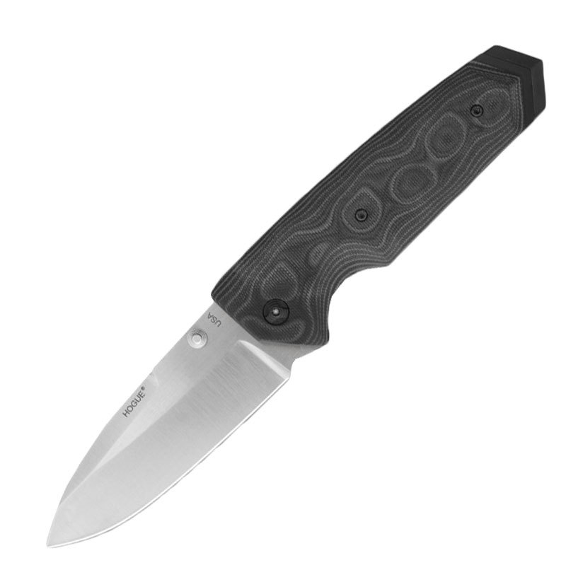 Нож складной Hogue EX-02, сталь 154CM Stainless Steel, рукоять стеклотекстолит G-Mascus®, темно-серый