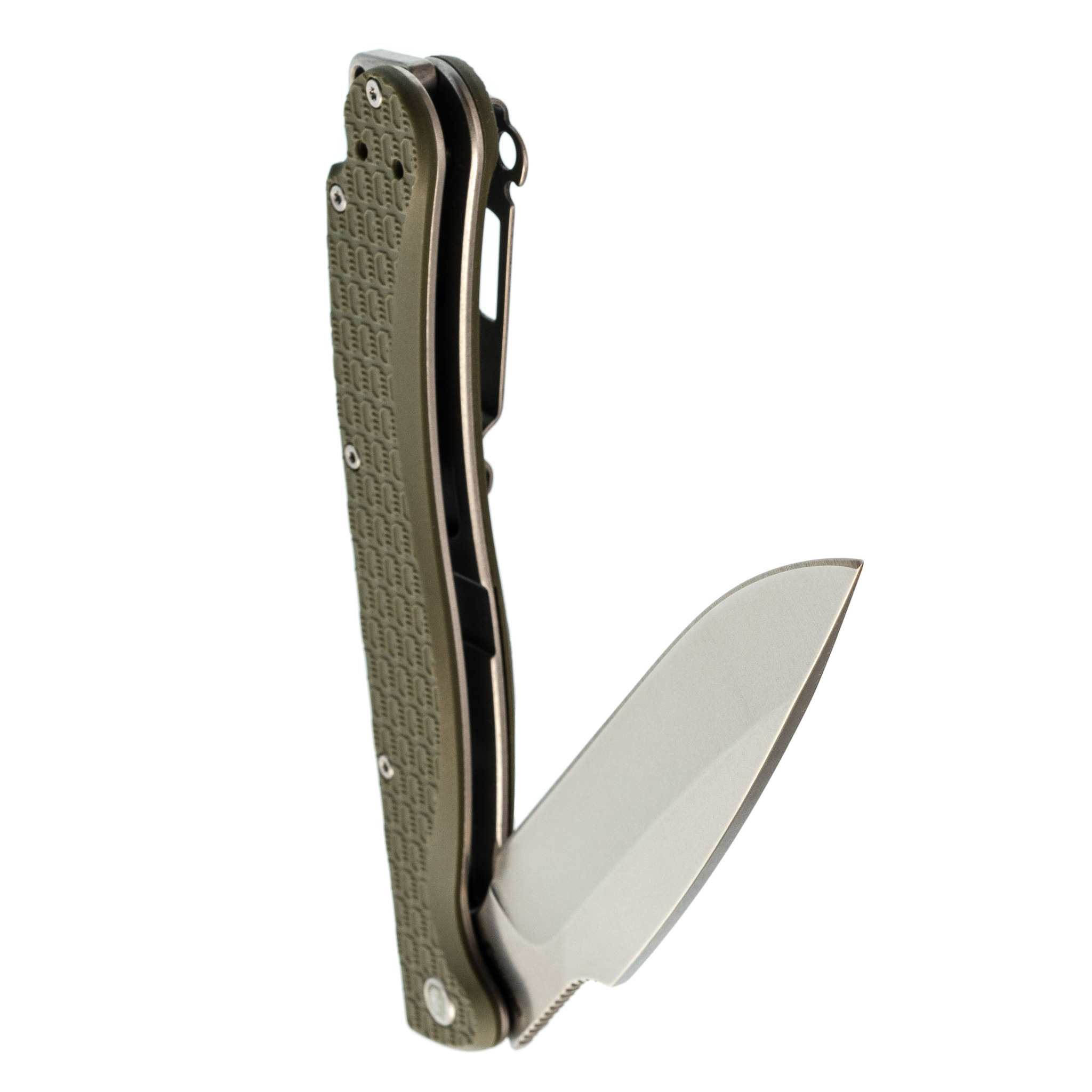 Складной нож Dagger Harpoon Olive DL, сталь 8cr14mov, рукоять FRN - фото 5