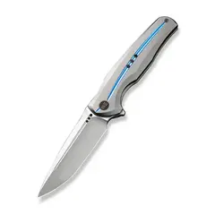Фото Складной нож WE Knife 601X, сталь CPM-20CV, рукоять Titanium, серый