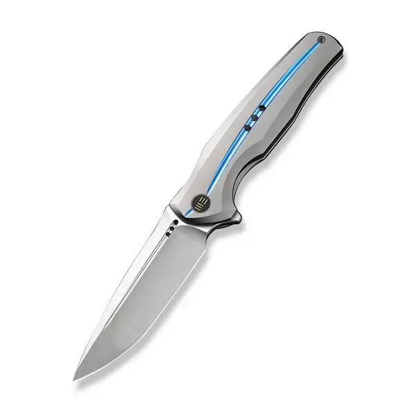 

Складной нож WE Knife 601X, сталь CPM-20CV, рукоять Titanium, серый