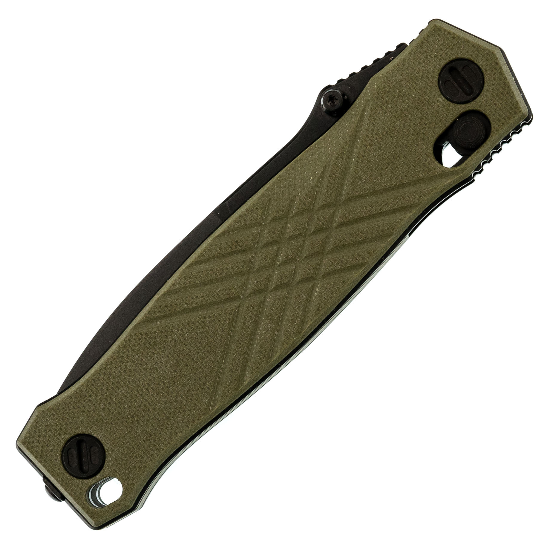 Складной нож RealSteel Muninn, сталь VG-10, рукоять Green G10 - фото 7
