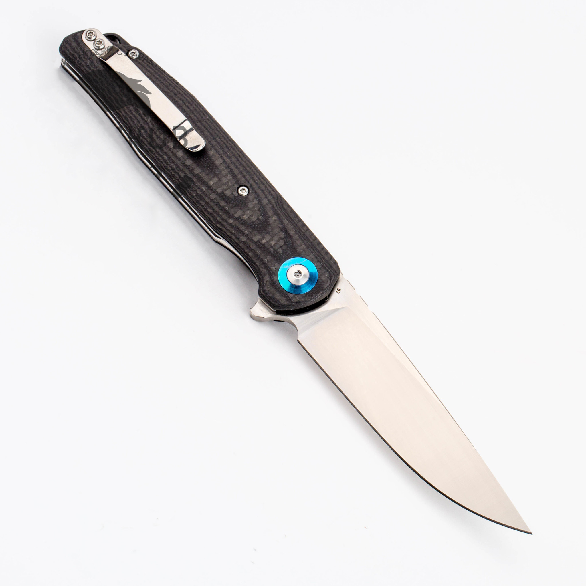 Складной нож Bestech Knives ASCOT, D2, Черно-серый карбон - фото 5