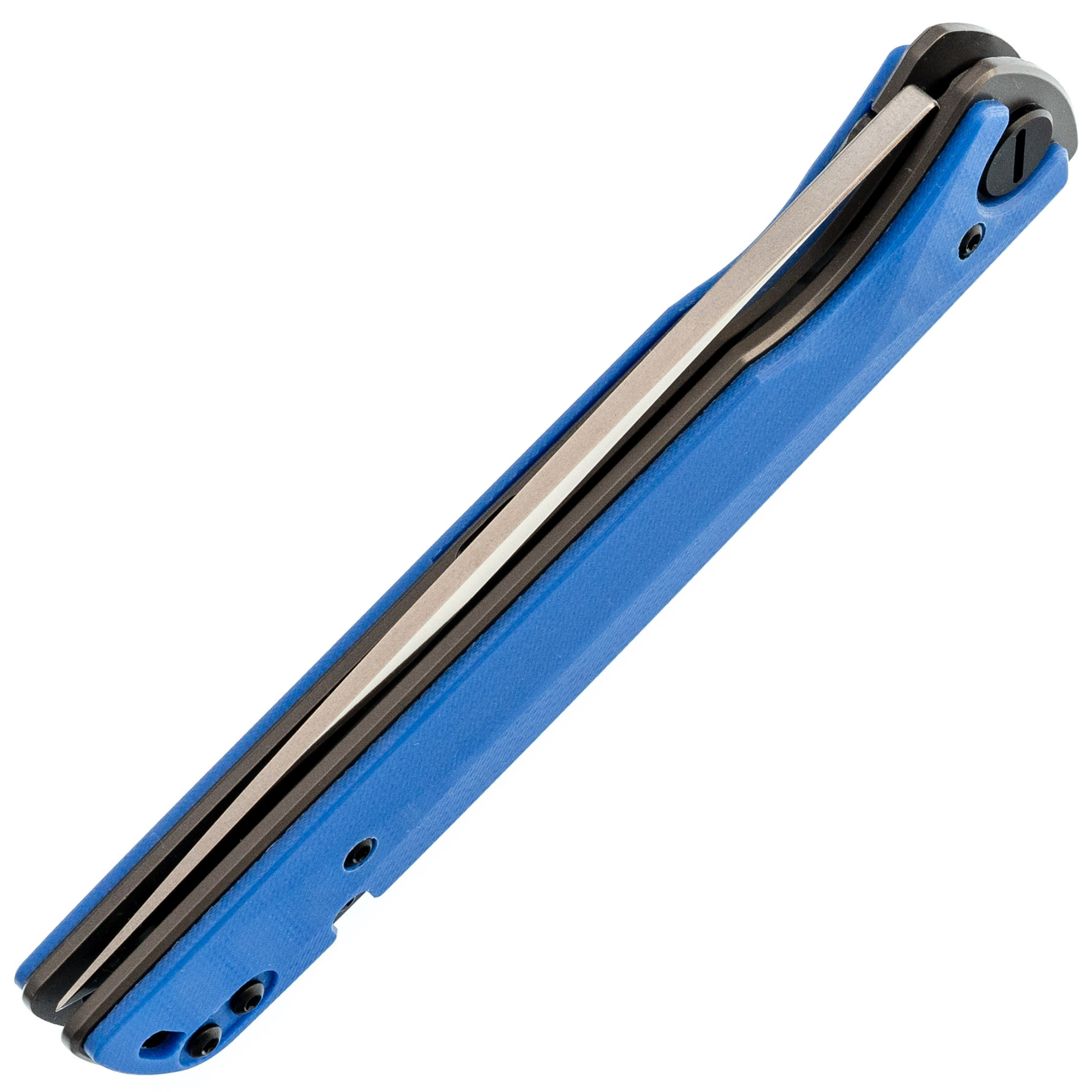 Складной нож Смерш С 350, сталь D2, рукоять G10, синий - фото 10