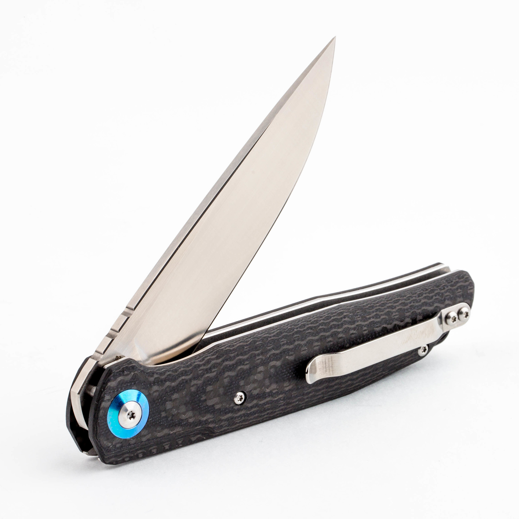 Складной нож Bestech Knives ASCOT, D2, Черно-серый карбон - фото 7