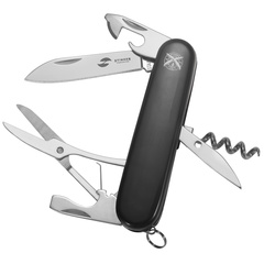 Фото Нож перочинный Stinger FK-K5018-6P 90 мм, 11 функций, черный