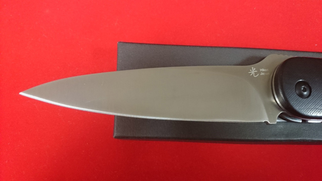 Складной нож Hikari Mino Kami, сталь ATS-34, рукоять черное дерево - фото 4