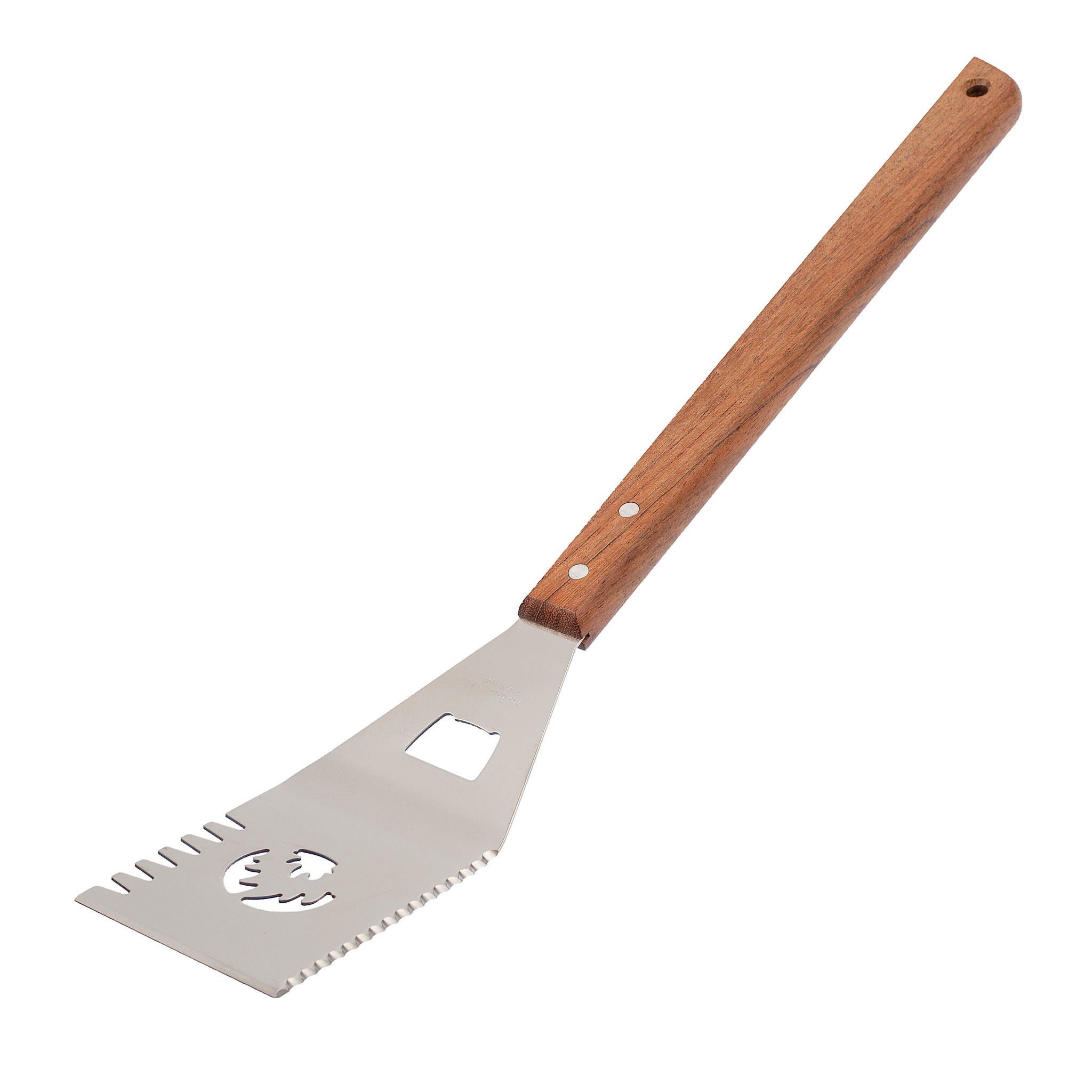 Мультифункциональная лопатка для барбекю, 480 мм нож для бисквита длина лезвия 35 см крупные зубцы ручка дерево