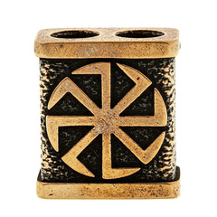 Фото Бусина для темляка Коловрат, бронза