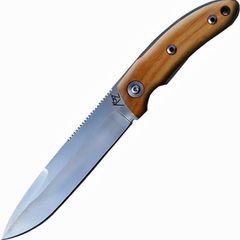 Фото Нож для выживания с фиксированным клинком Katz Predator II, сталь XT-80, рукоять береза