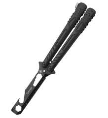 Фото Тренировочный нож-бабочка (мультитул), черный