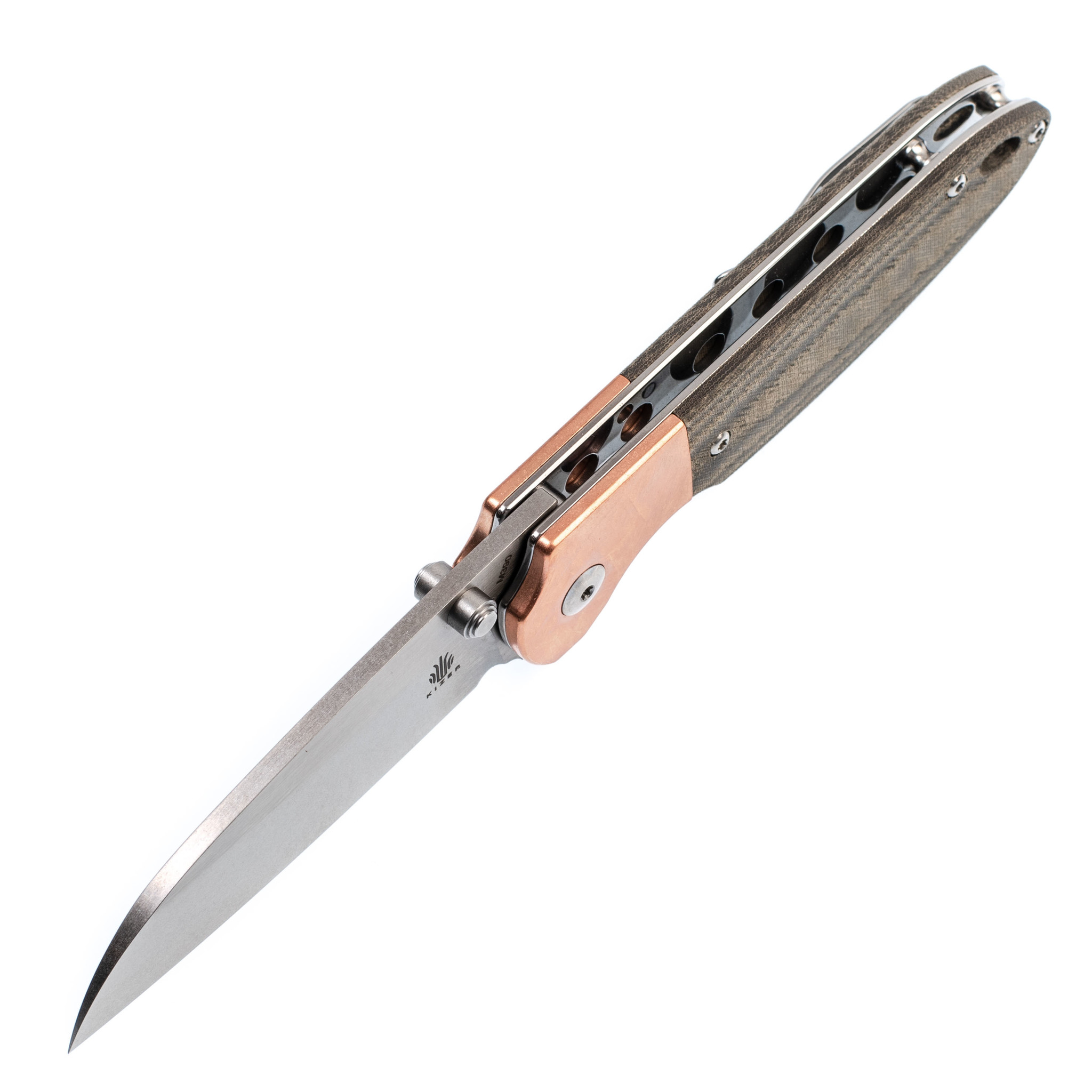 Складной нож Kizer Deviant, сталь M390, рукоять Micarta - фото 2