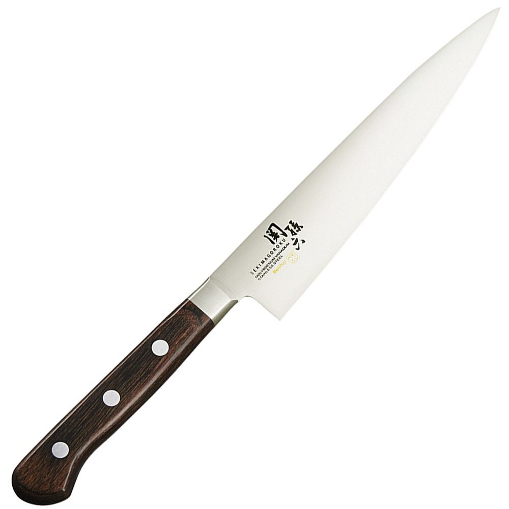 фото Кухонный нож универсальный seki magoroku benifuji 150 мм, нержавеющая сталь kai