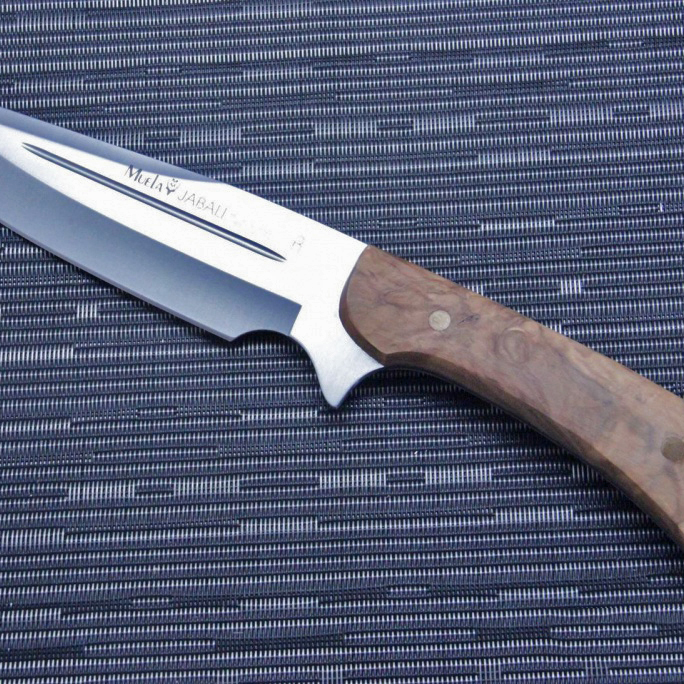 Нож с фиксированным клинком Jabali, Olive Wood Handles 17.0 см. - фото 6