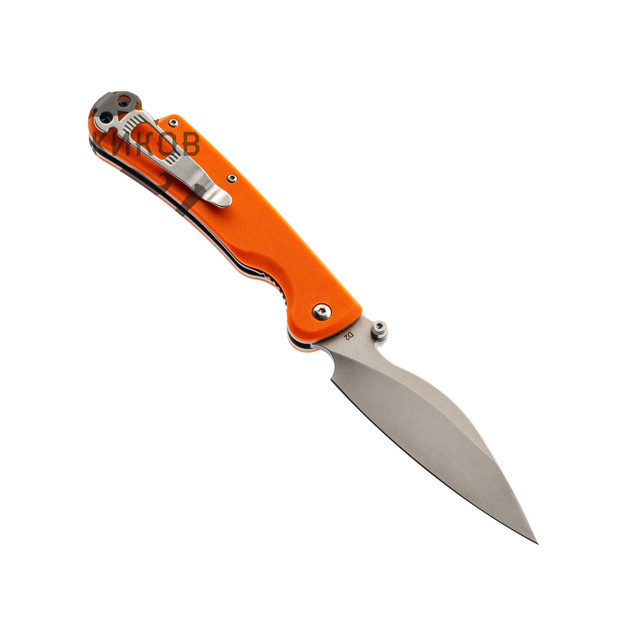 Складной нож Daggerr Pelican Orange, сталь D2, G10 - фото 3