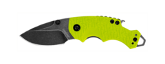 Фото Складной нож Kershaw Shuffle 8700LIMEBW, сталь 8Cr13MoV BlackWash™, компактный мультитул, рукоять GFN зелёная