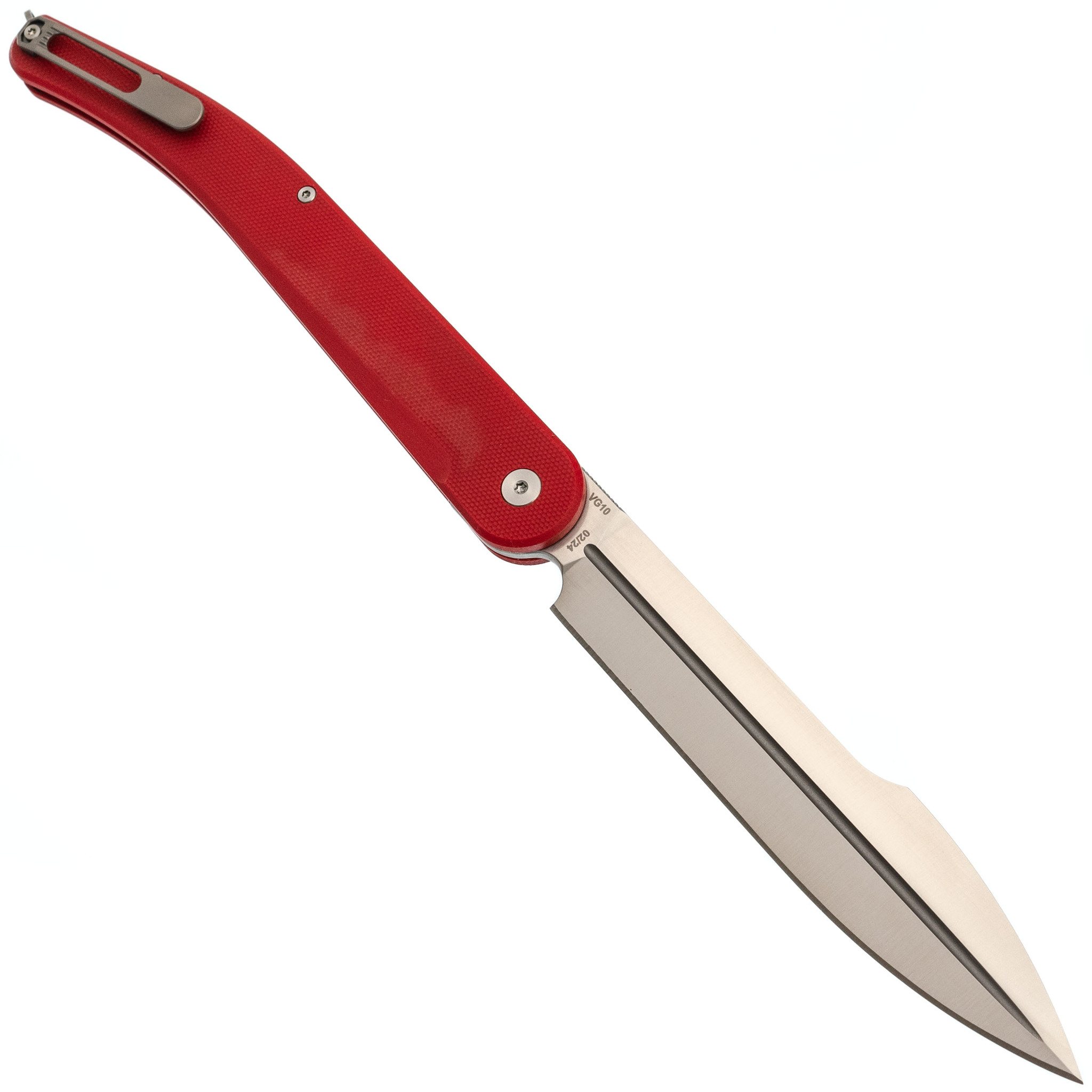 Складной нож Daggerr Navaja De Combate Red, сталь VG-10, рукоять G10 - фото 3