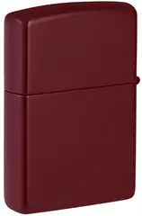 Фото Зажигалка ZIPPO Classic с покрытием Merlot, латунь/сталь, бордовая, глянцевая, 38x13x57 мм