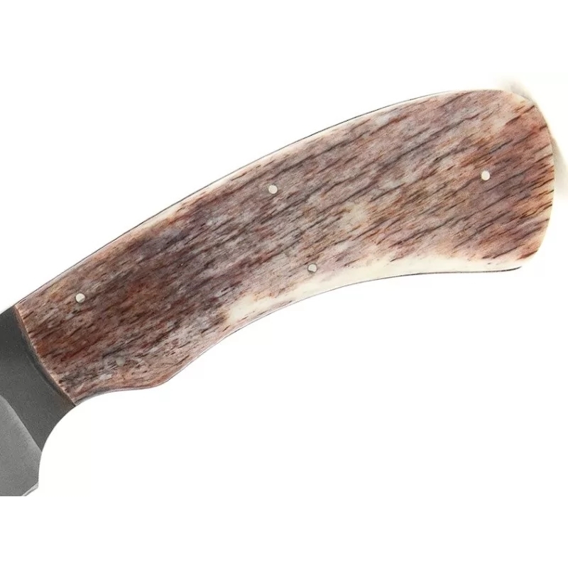 Нож с фиксированным клинком Arno Bernard Zebra, сталь N690, рукоять кость жирафа - фото 5