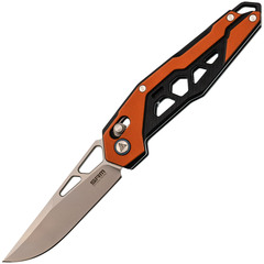 Фото Складной нож SRM Mecha 9225-GJ, сталь D2, рукоять Orange G10