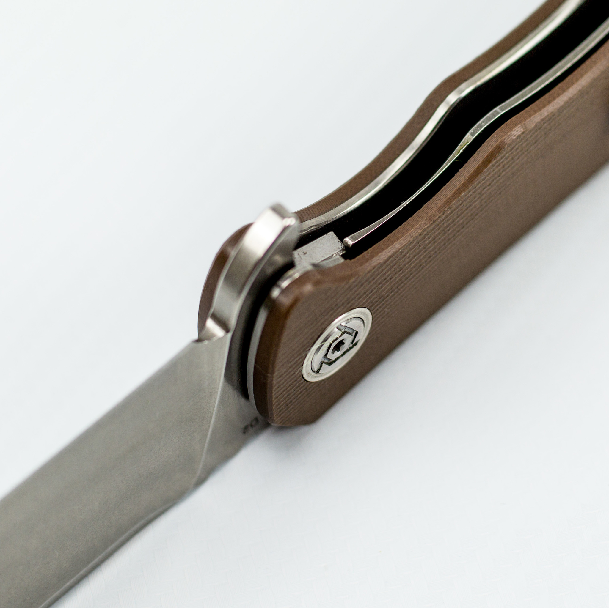 Складной нож CH3504 сталь D2, цвет коричневый - фото 7