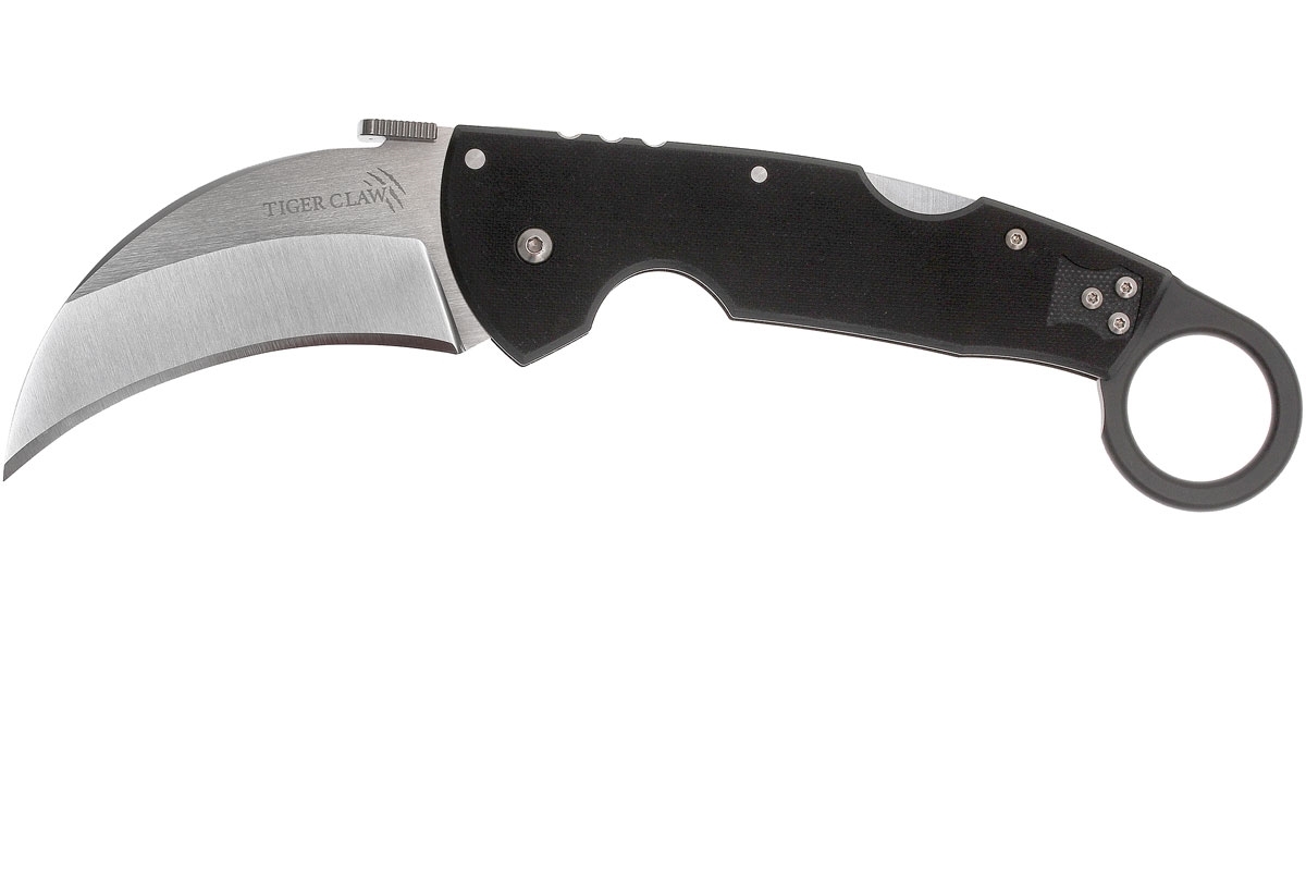 Складной нож Cold Steel Tiger Claw Karambit 22KF, сталь CTS-XHP, рукоять G-10 - фото 7