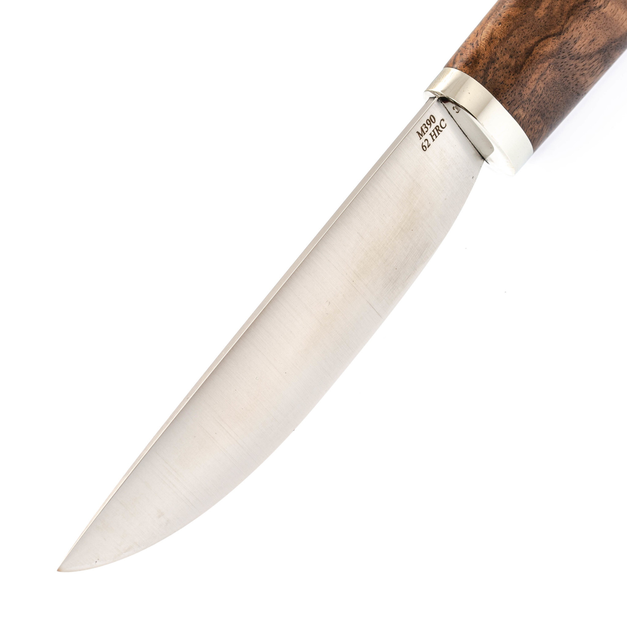 Нож якутский C3-1, сталь M390, резной орех, Слон - фото 2