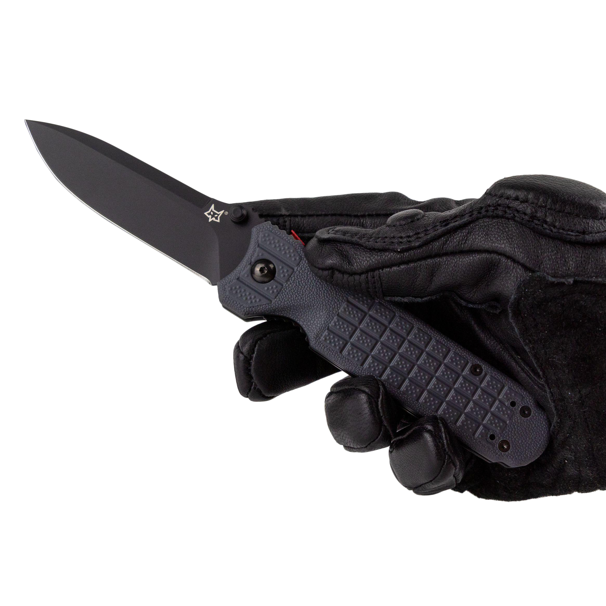 Складной нож Predator 2F, сталь N690, форпрен, серый - фото 4