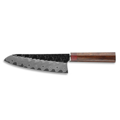 Фото Нож кухонный Xin Cutlery Santoku XC134 184мм, сталь 440C/410, рукоять аризонское железное дерево
