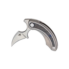 Фото Складной нож Bestech Strelit, сталь M390, рукоять титан/мрамор