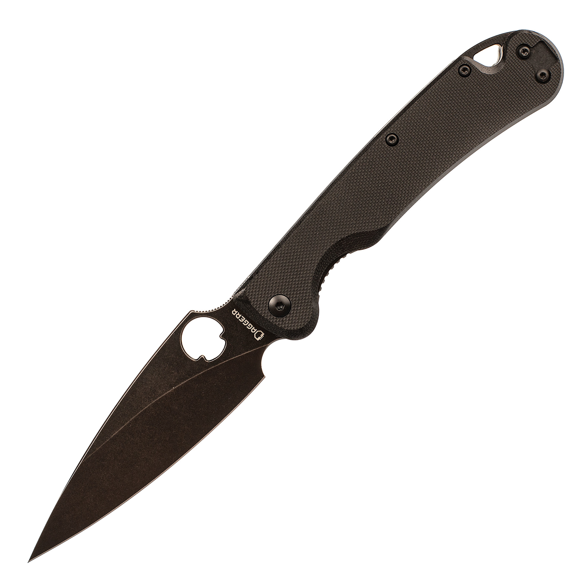 Складной нож Daggerr Sting Black BW, сталь D2, рукоять G10 мангал складной grillux optimus stainless из нержавеющей стали