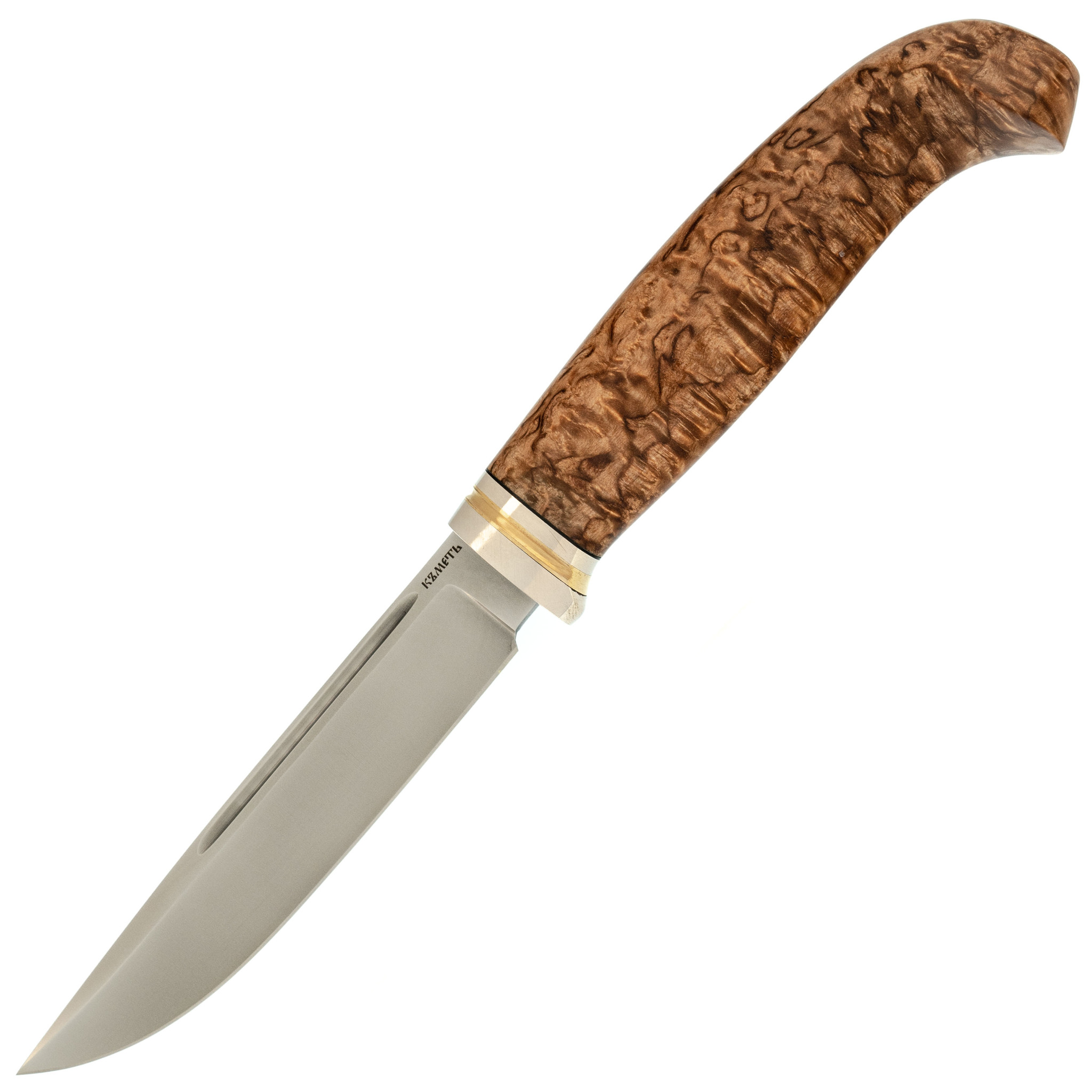 Нож Финка Разведка-1, сталь K340, рукоять карельская береза